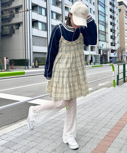 レースフレアパンツ/レギンスパンツ | NU2243041 | ホワイト