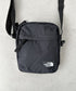 THE NORTH FACE(ザ・ノースフェイス)/長さ調整可能 ワンポイント ロゴ刺繍 ショルダー クロス ミニバッグ/TRAVEL CROSS BAG S | IM1243028 | ブラック