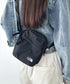 THE NORTH FACE(ザ・ノースフェイス)/長さ調整可能 ワンポイント ロゴ刺繍 ショルダー クロス ミニバッグ/TRAVEL CROSS BAG S | IM1243028 | ブラック