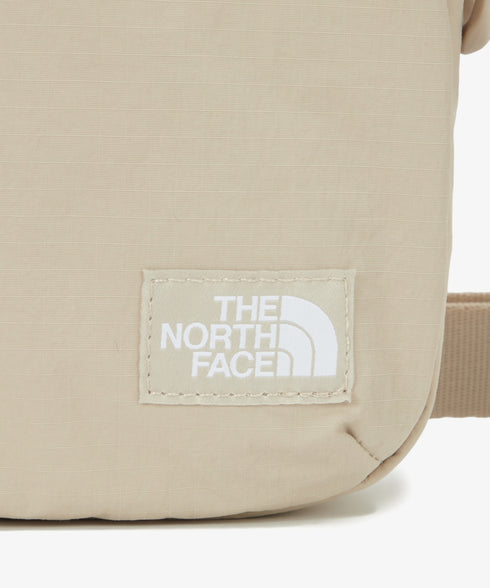THE NORTH FACE(ザ・ノースフェイス)/長さ調整可能 ワンポイント ロゴ刺繍 ショルダー クロス ミニバッグ/TRAVEL CROSS BAG S | IM1243028 | ライトベージュ