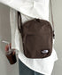 THE NORTH FACE(ザ・ノースフェイス)/長さ調整可能 ワンポイント ロゴ刺繍 ショルダー クロス ミニバッグ/TRAVEL CROSS BAG S | IM1243028 | ブラウン
