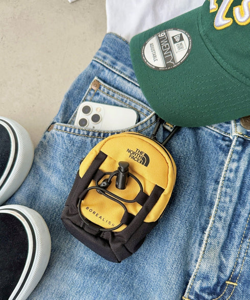 THE NORTH FACE(ザ・ノースフェイス)/ミニリュック ボレリアスミニポーチ 小物入れ コインケース/MINI BOREALIS POUCH | IM6243031 | イエロー
