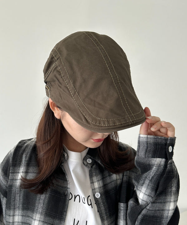 無地ヴィンテージハンチング帽 | CL5243049 | カーキ