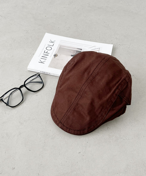 無地ヴィンテージハンチング帽 | CL5243049 | ブラウン