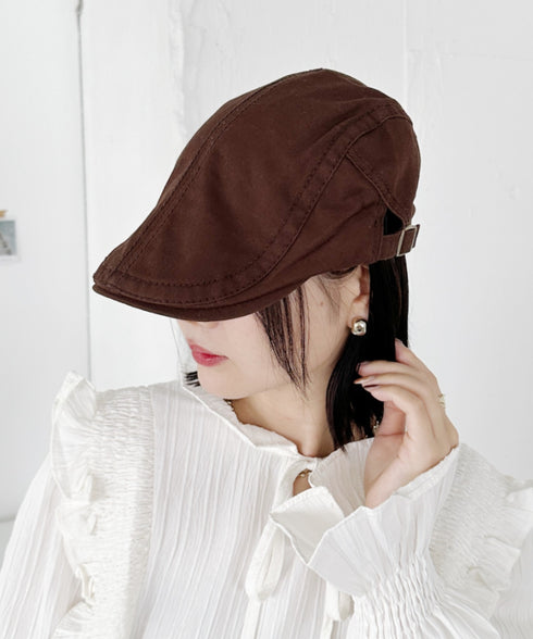 無地ヴィンテージハンチング帽 | CL5243049 | ブラウン