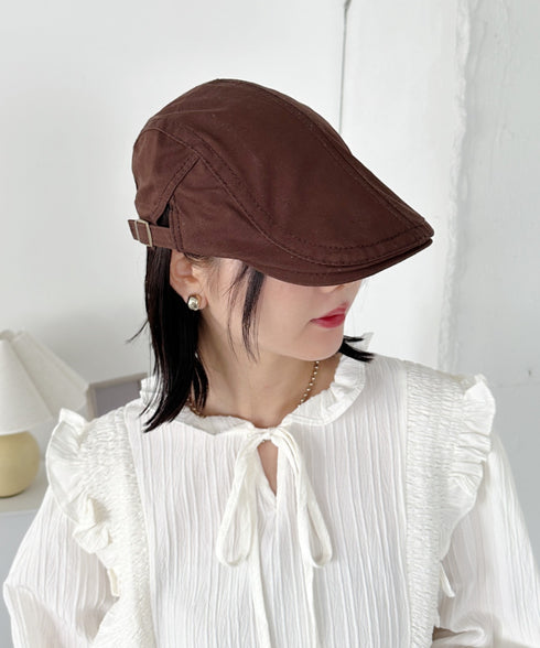 無地ヴィンテージハンチング帽 | CL5243049 | ブラウン