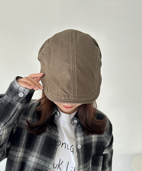 無地ヴィンテージハンチング帽 | CL5243049 | カーキ