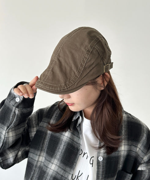 無地ヴィンテージハンチング帽 | CL5243049 | カーキ