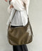 A4収納可 PUショルダーバッグ ユニセックス | MD1243022 | カーキ