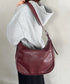 A4収納可 PUショルダーバッグ ユニセックス | MD1243022 | ワインレッド