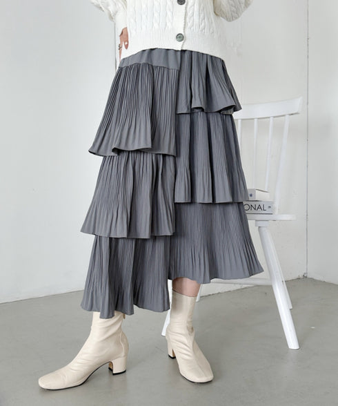 ボリュームティアードスカート | CL2243059 | グレー