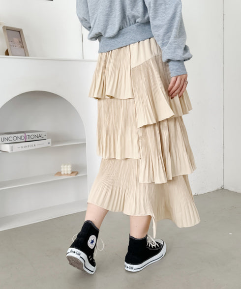 ボリュームティアードスカート | CL2243059 | アイボリー