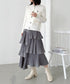 ボリュームティアードスカート | CL2243059 | グレー