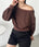 ワンショルダースウェットトップス | CL2243072 | ブラウン
