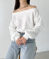 ワンショルダースウェットトップス | CL2243072 | ホワイト