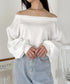 ワンショルダースウェットトップス | CL2243072 | ホワイト