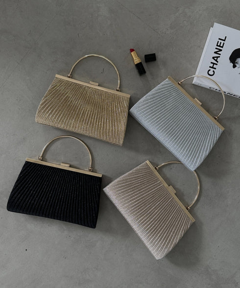 2WAYパーティークラッチバッグ ショルダーバッグ パーティーバッグ 結婚式 お呼ばれ オケージョン | MD1243046 | ブラック