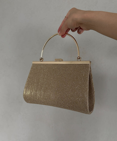 2WAYパーティークラッチバッグ ショルダーバッグ パーティーバッグ 結婚式 お呼ばれ オケージョン | MD1243046 | ゴールド