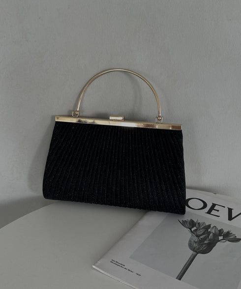 2WAYパーティークラッチバッグ ショルダーバッグ パーティーバッグ 結婚式 お呼ばれ オケージョン | MD1243046 | ブラック