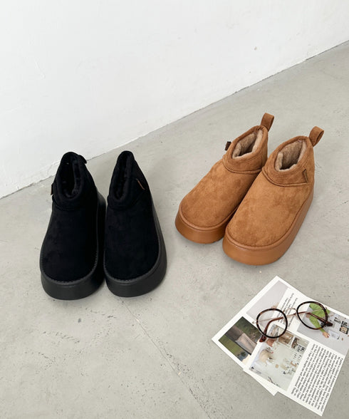 厚底ショートムートンブーツ | CL3244003 | キャメル