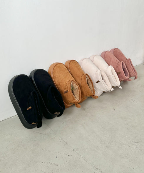 厚底ショートムートンブーツ | CL3244003 | アイボリー