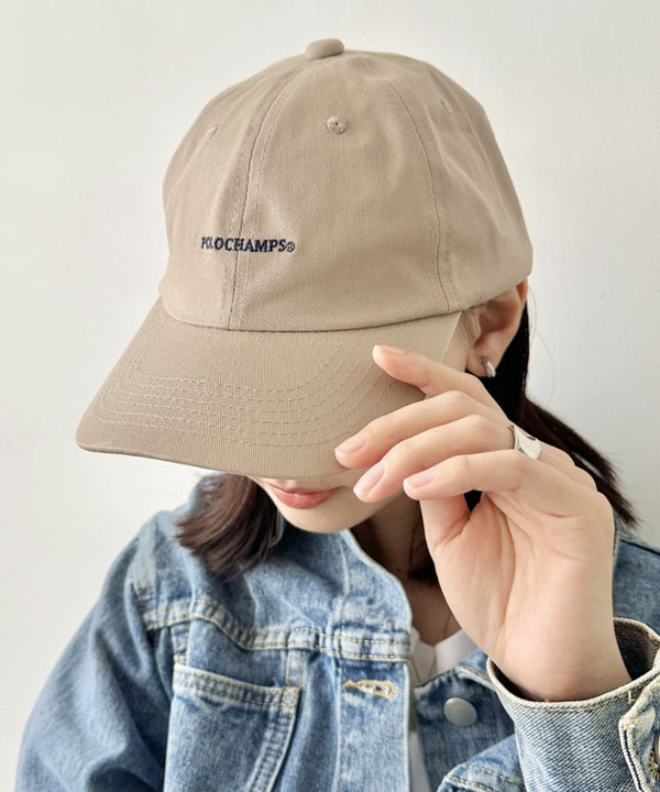 POLO CHAMPS(ポロチャンプス)/ワンポイント刺繍 アジャスター調整可能 ユニセックス ロゴ刺繍 CAP ローキャップ | IM5243041 | ベージュ