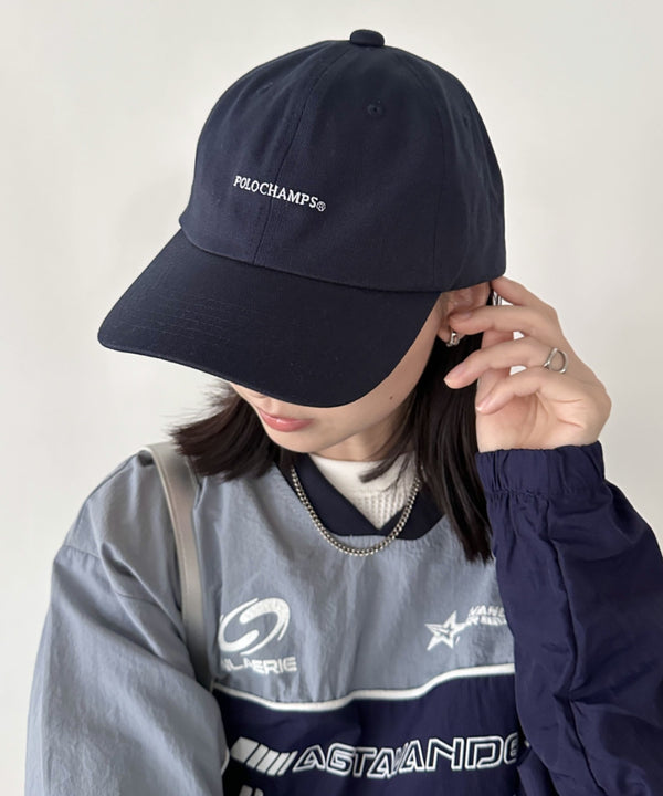 POLO CHAMPS(ポロチャンプス)/ワンポイント刺繍 アジャスター調整可能 ユニセックス ロゴ刺繍 CAP ローキャップ | IM5243041 | ネイビー