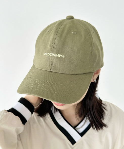 POLOCHAMPS(ポロチャンプス)/ワンポイント刺繍 アジャスター調整可能 ユニセックス ロゴ刺繍 CAP ローキャップ | IM5243041 | カーキ