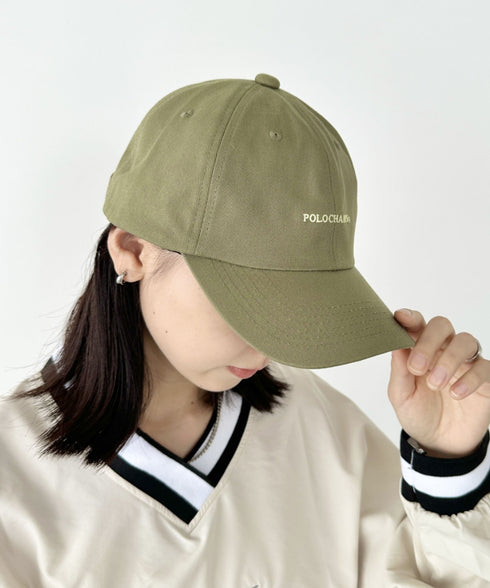 POLOCHAMPS(ポロチャンプス)/ワンポイント刺繍 アジャスター調整可能 ユニセックス ロゴ刺繍 CAP ローキャップ | IM5243041 | カーキ