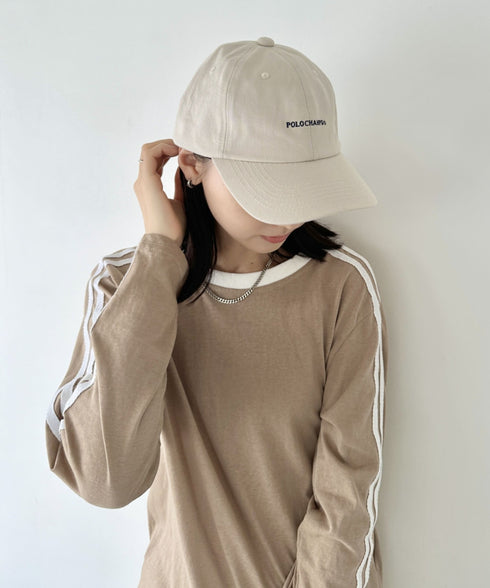 POLOCHAMPS(ポロチャンプス)/ワンポイント刺繍 アジャスター調整可能 ユニセックス ロゴ刺繍 CAP ローキャップ | IM5243041 | グレイッシュベージュ