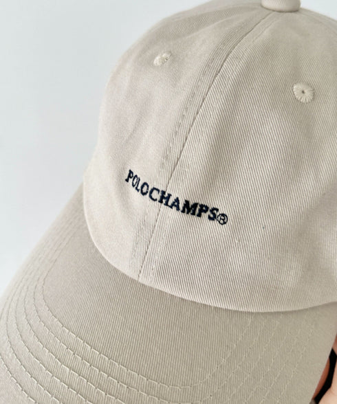 POLOCHAMPS(ポロチャンプス)/ワンポイント刺繍 アジャスター調整可能 ユニセックス ロゴ刺繍 CAP ローキャップ | IM5243041 | グレイッシュベージュ