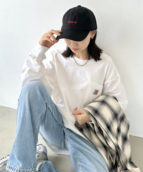 POLOCHAMPS(ポロチャンプス)/ワンポイント刺繍 アジャスター調整可能 ユニセックス ロゴ刺繍 CAP ローキャップ | IM5243041 | ブラック