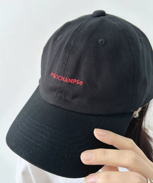POLOCHAMPS(ポロチャンプス)/ワンポイント刺繍 アジャスター調整可能 ユニセックス ロゴ刺繍 CAP ローキャップ | IM5243041 | ブラック