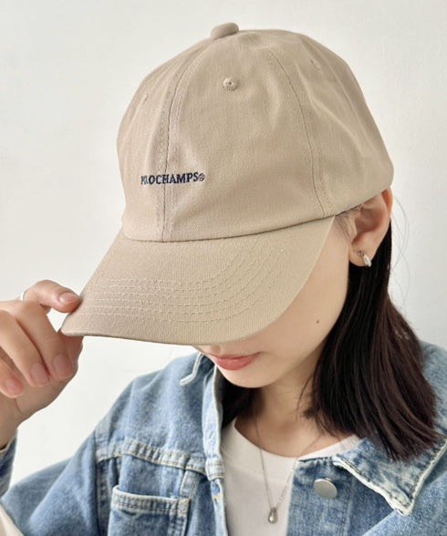 POLOCHAMPS(ポロチャンプス)/ワンポイント刺繍 アジャスター調整可能 ユニセックス ロゴ刺繍 CAP ローキャップ | IM5243041 | ベージュ