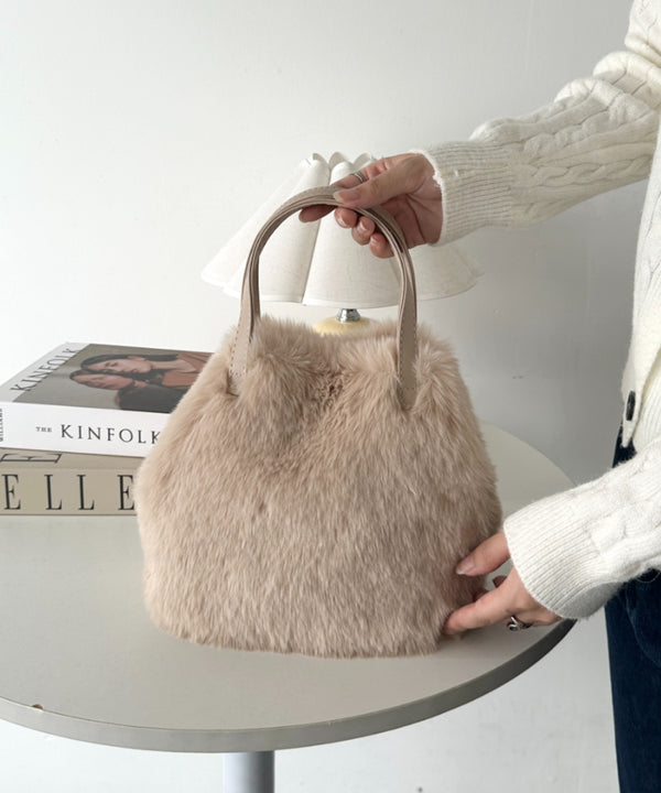 2WAYフェイクファーショルダーバッグ | CL1244013 | ベージュ