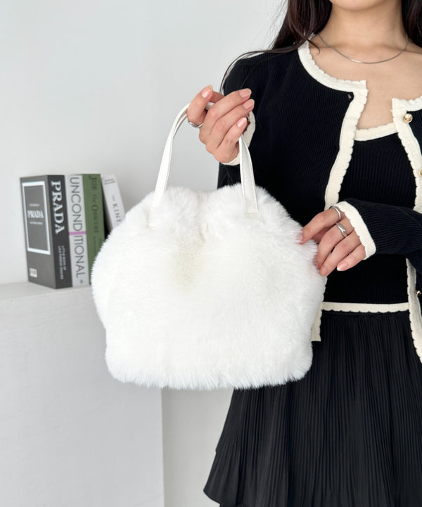2WAYフェイクファーショルダーバッグ | CL1244013 | ホワイト