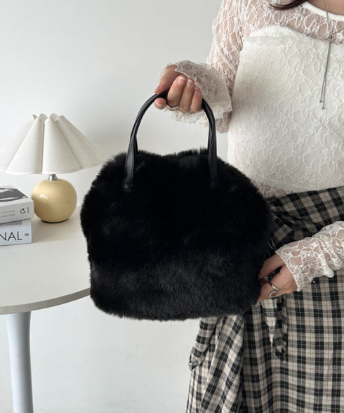 2WAYフェイクファーショルダーバッグ | CL1244013 | ブラック