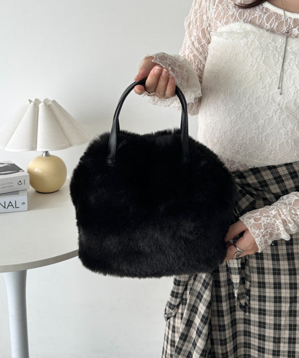 2WAYフェイクファーショルダーバッグ | CL1244013 | ブラック