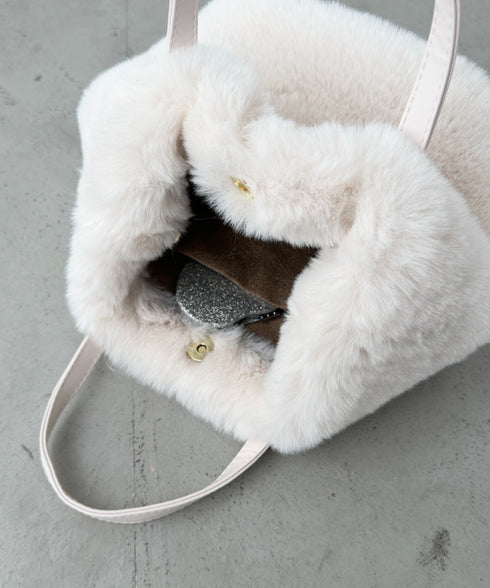 2WAYフェイクファーショルダーバッグ | CL1244013 | アイボリー
