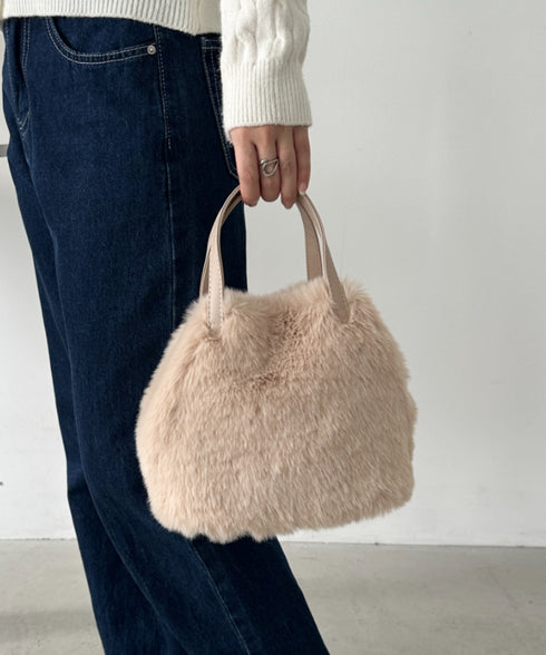 2WAYフェイクファーショルダーバッグ | CL1244013 | ベージュ