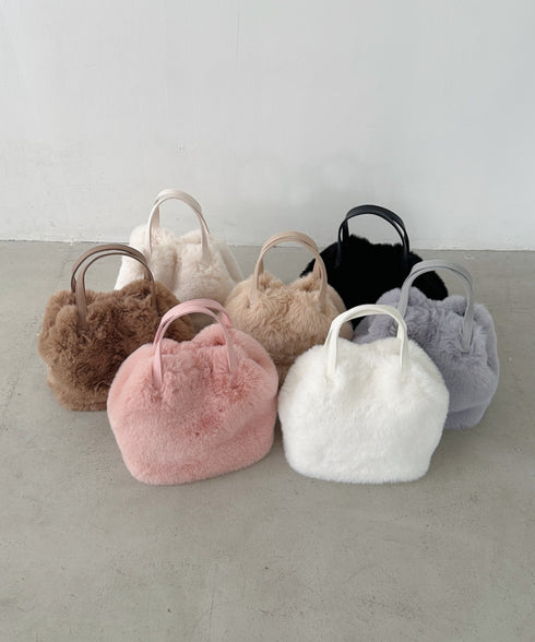 2WAYフェイクファーショルダーバッグ | CL1244013 | ベージュ