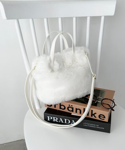 2WAYフェイクファーショルダーバッグ | CL1244013 | ホワイト