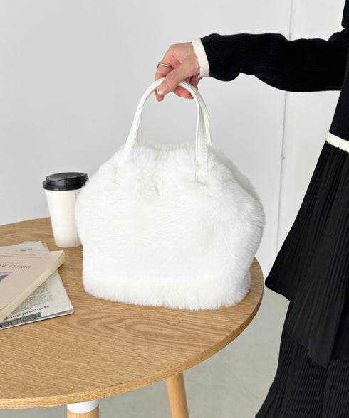 2WAYフェイクファーショルダーバッグ | CL1244013 | ホワイト