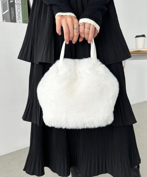 2WAYフェイクファーショルダーバッグ | CL1244013 | ホワイト