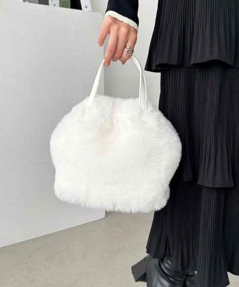 2WAYフェイクファーショルダーバッグ | CL1244013 | ホワイト