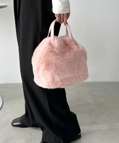 2WAYフェイクファーショルダーバッグ | CL1244013 | ピンク