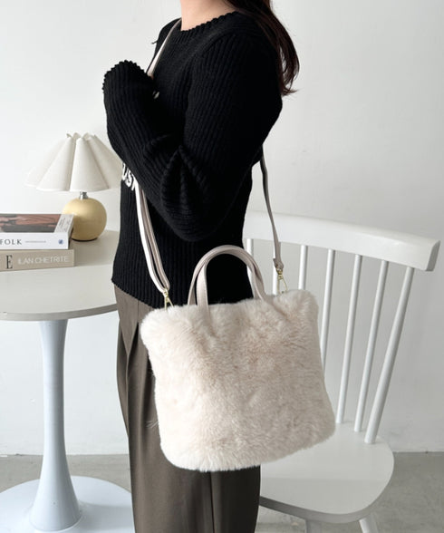 2WAYフェイクファーショルダーバッグ | CL1244013 | アイボリー