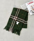 シンプルタータンチェックマフラー | CL6244015 | グリーン