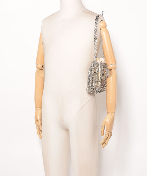 ヴィンテージメタルビーズショルダーバッグ パーティーバッグ | MD1243084 | シルバー