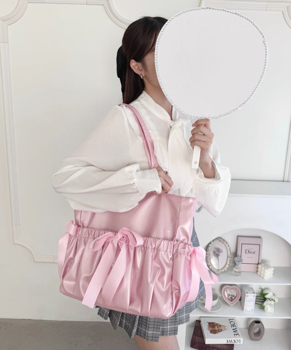 メニーリボン推し活トートバッグ | LO1246057 | ピンク